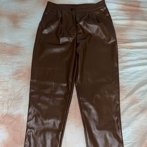 Princess Polly Faux Leather Pants